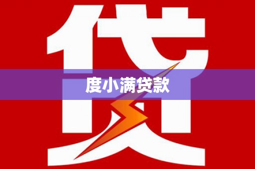 大武口度小满贷款