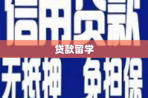 大武口贷款留学
